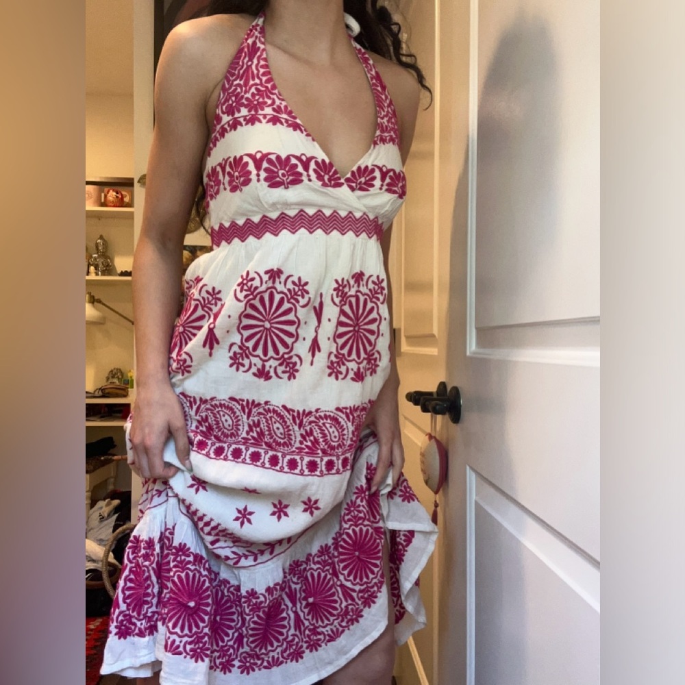 Boho halter dress